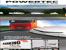 Tablet Screenshot of powertecvehicles.com